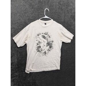 Noiz 502 Chicago White Sox Graphic T-Shirt Mens XL White Splatter Streetwear